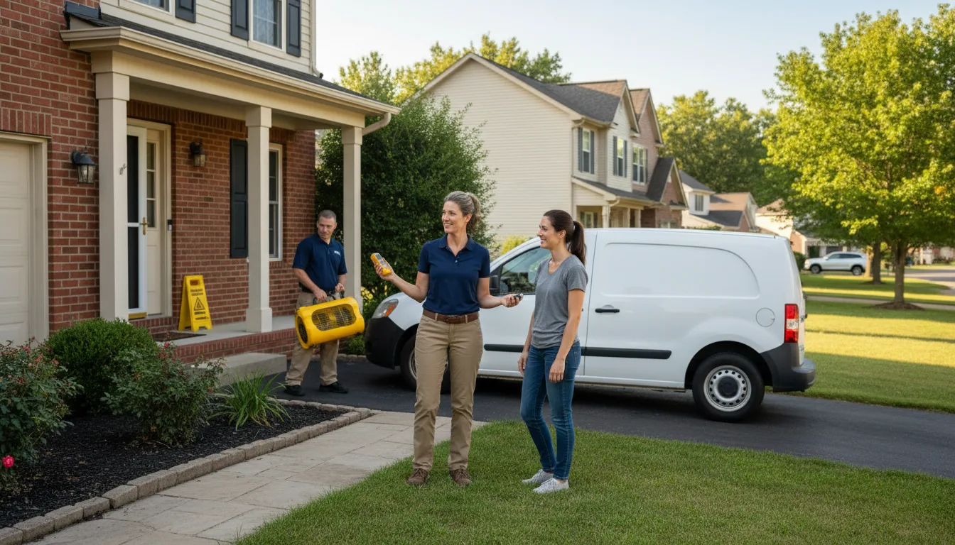 Water restoration image for Home Water Damage Repair in Wartrace, TN